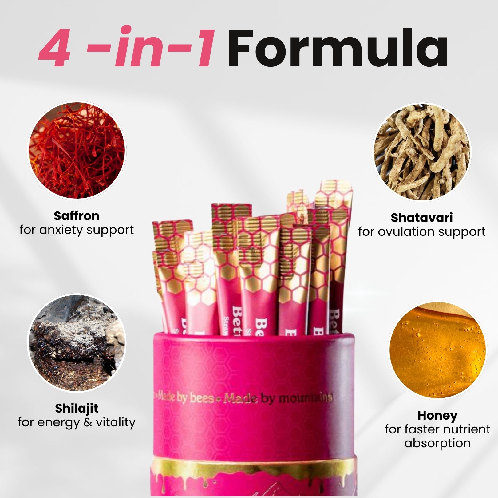 Herself Again | She-Lajit Honey Packs